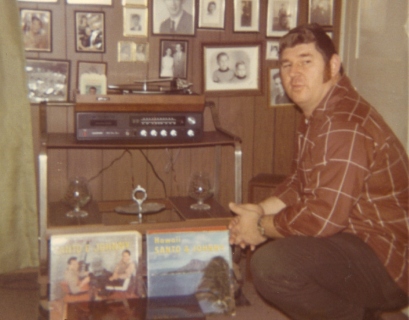 My awesome dad w/stereo!